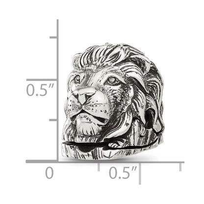 Sterling Silver Reflections Lion Hinged Bead