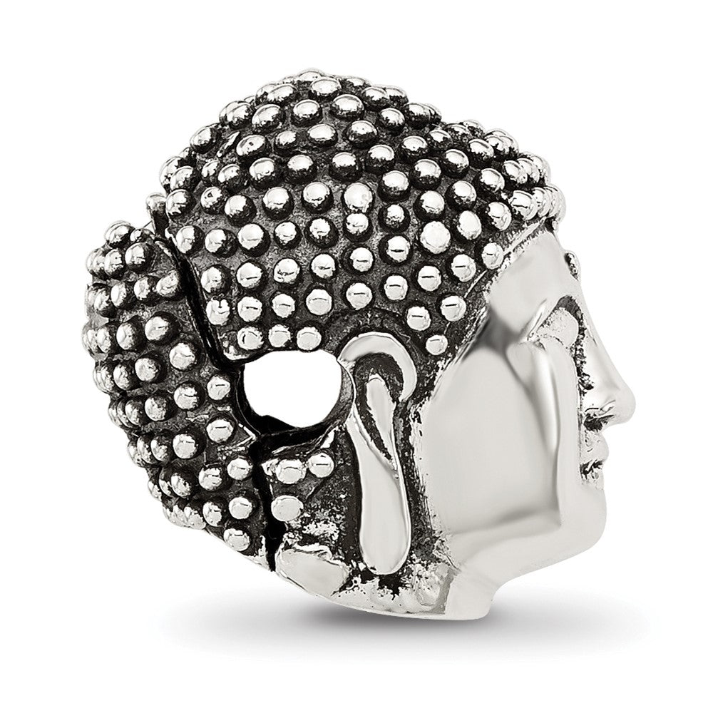Sterling Silver Reflections Buddha Head Hinged Bead