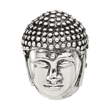 Sterling Silver Reflections Buddha Head Hinged Bead