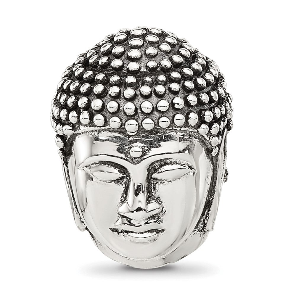 Sterling Silver Reflections Buddha Head Hinged Bead