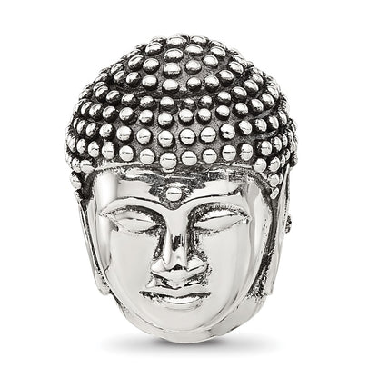 Sterling Silver Reflections Buddha Head Hinged Bead