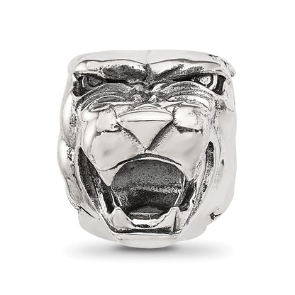 Sterling Silver Reflections Polished Panther Head Hinged Bead