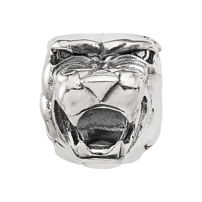 Sterling Silver Reflections Polished Panther Head Hinged Bead