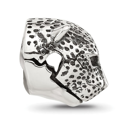 Sterling Silver Reflections Polished Jaguar Head Hinged Bead