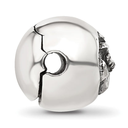 Sterling Silver Reflections Polished Circle Anchor Hinged Bead