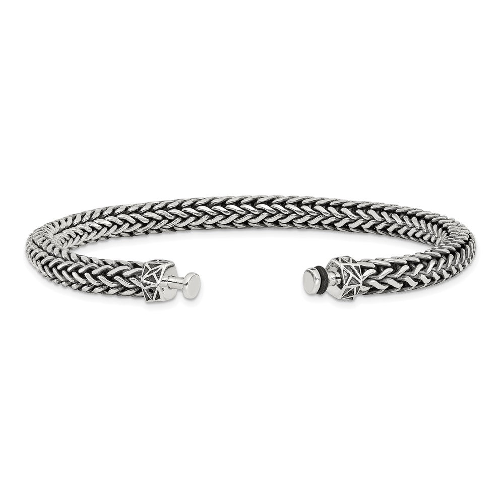 Sterling Silver Reflections 6mm Wheat Chain 8in Bracelet/Bead not included, sold seperately