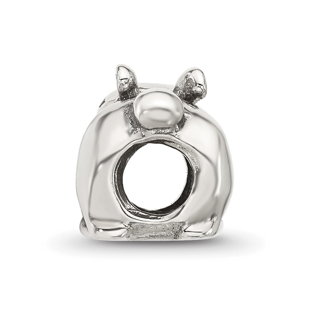 Sterling Silver Reflections Antiqued Rabbit Bead