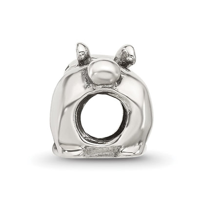 Sterling Silver Reflections Antiqued Rabbit Bead