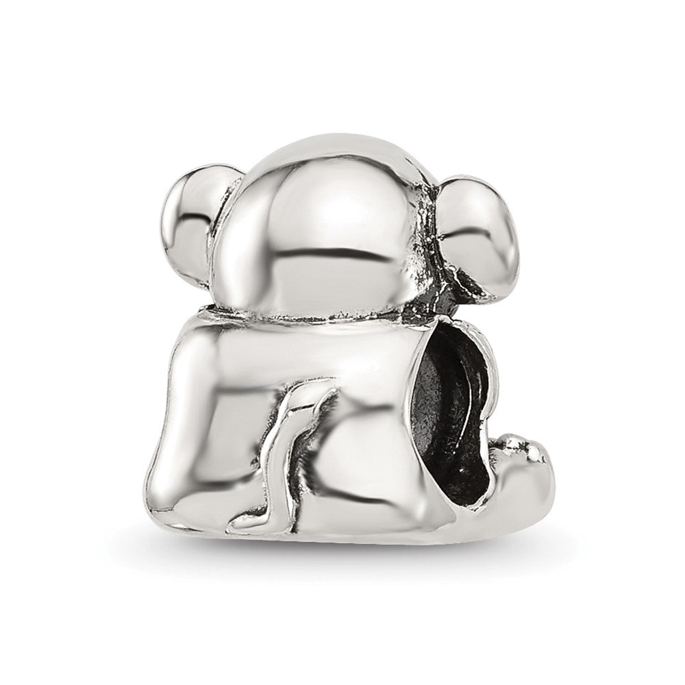 Sterling Silver Reflections Sitting Elephant Bead