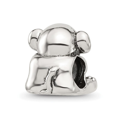 Sterling Silver Reflections Sitting Elephant Bead