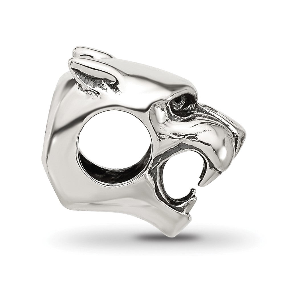 Sterling Silver Reflections Antiqued Chinese Panther Head Bead