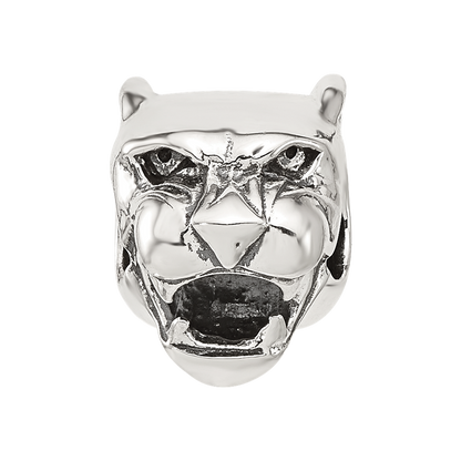 Sterling Silver Reflections Antiqued Chinese Panther Head Bead