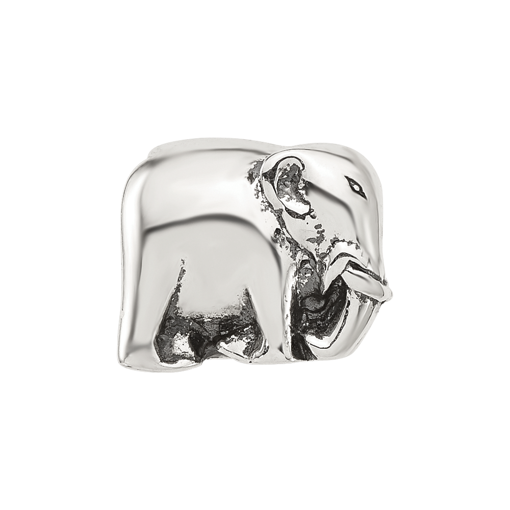 Sterling Silver Reflections Elephant Clip Bead