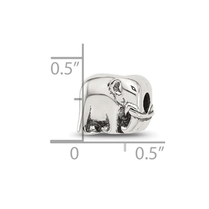 Sterling Silver Reflections Elephant Clip Bead