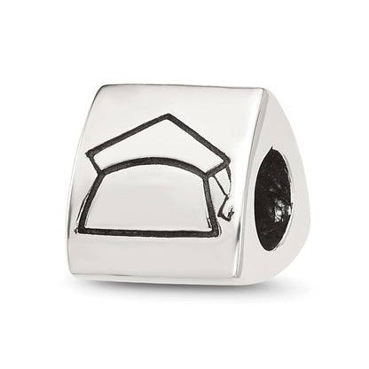 Sterling Silver Reflections Grad 2024 Cap Trilogy Bead