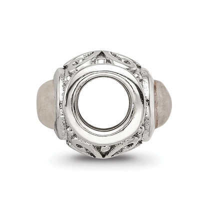 Sterling Silver Reflections Moonstone Bead