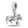 Sterling Silver Reflections Horse Dangle Bead