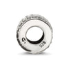 Sterling Silver Reflections Polished CZ Wrap Bead