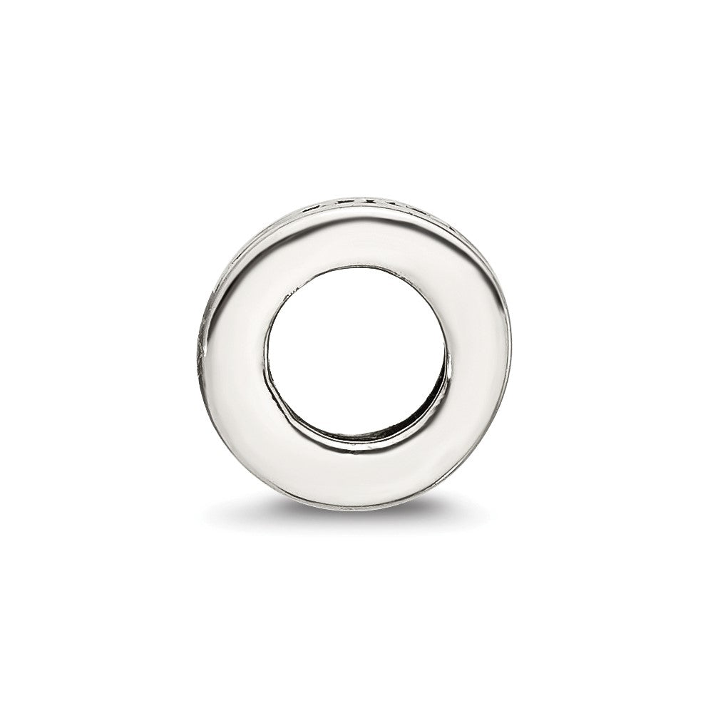 Sterling Silver Reflections Antiqued Scroll Spacer Bead