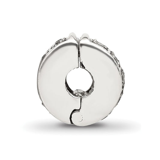 Sterling Silver Reflections CZ Clip Bead
