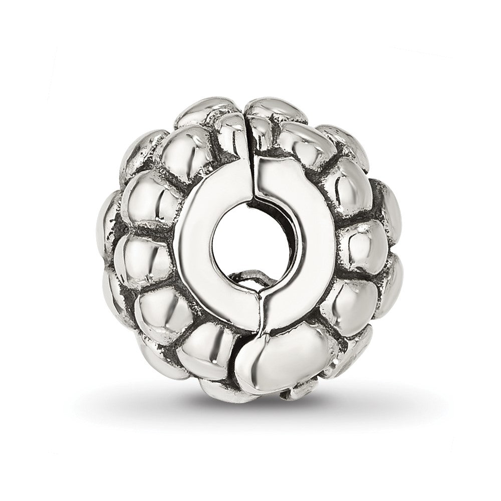Sterling Silver Reflections Polished Beaded Clip Bead
