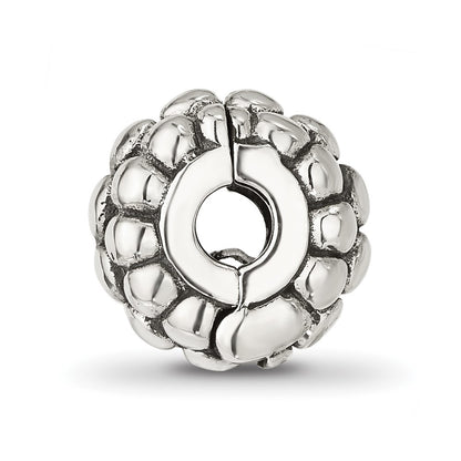 Sterling Silver Reflections Polished Beaded Clip Bead