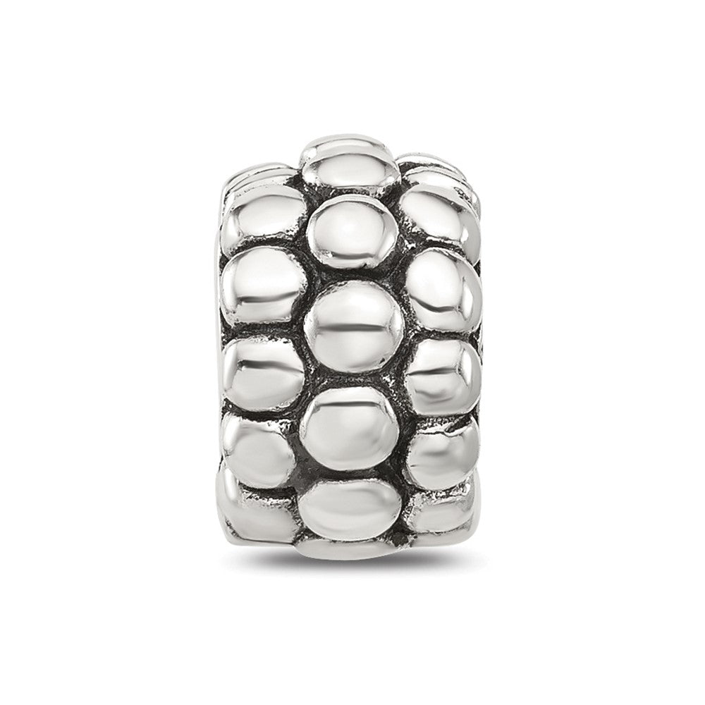 Sterling Silver Reflections Polished Beaded Clip Bead