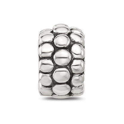 Sterling Silver Reflections Polished Beaded Clip Bead