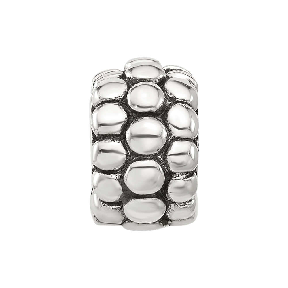 Sterling Silver Reflections Polished Beaded Clip Bead