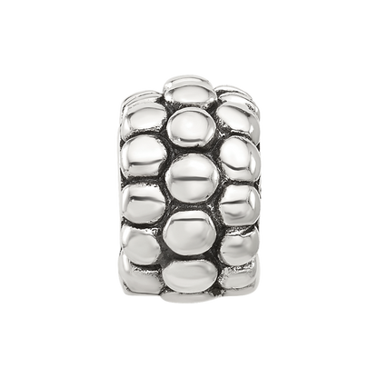 Sterling Silver Reflections Polished Beaded Clip Bead