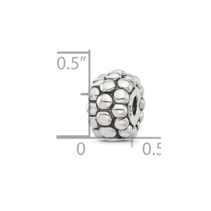 Sterling Silver Reflections Polished Beaded Clip Bead