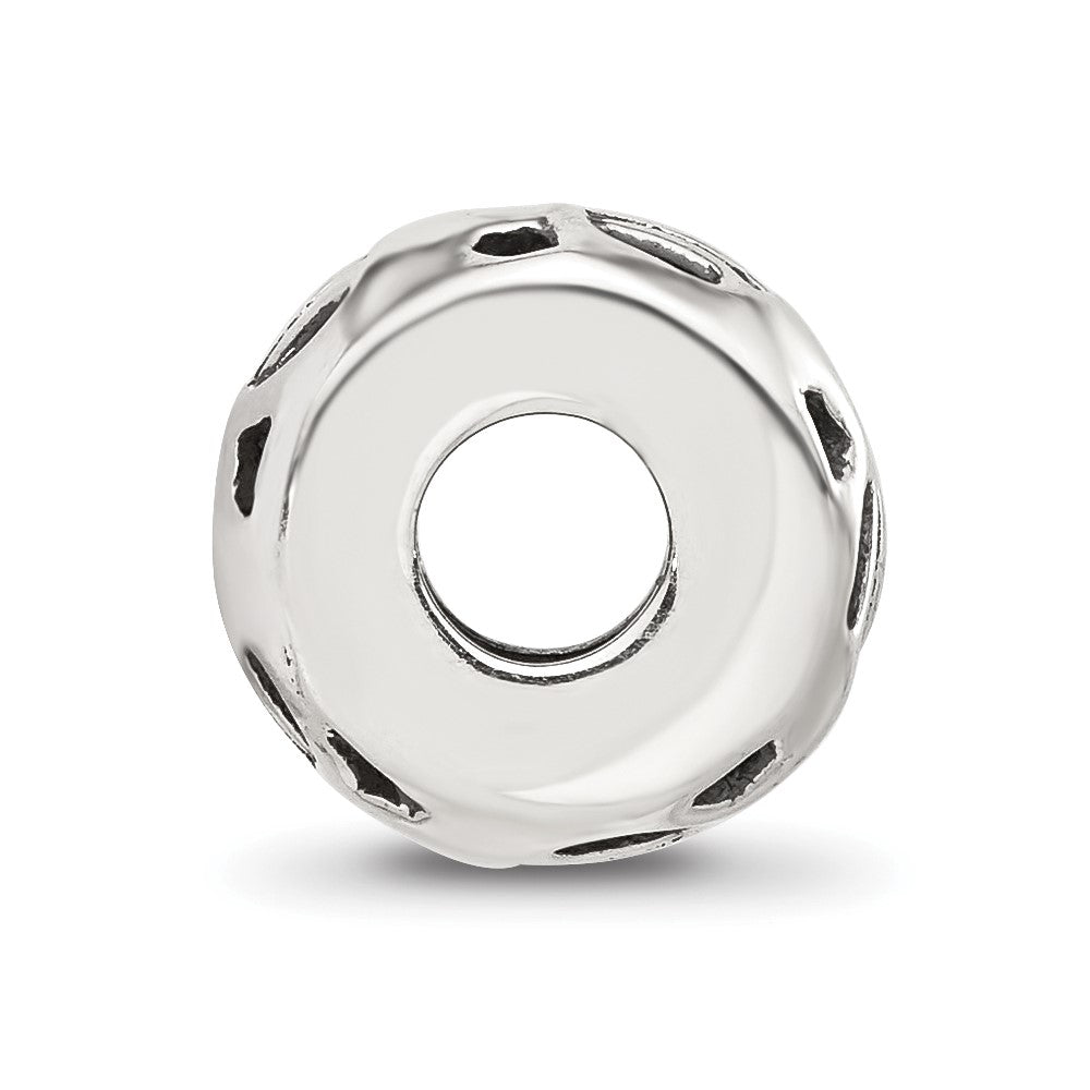 Sterling Silver Reflections Design Spacer  Bead