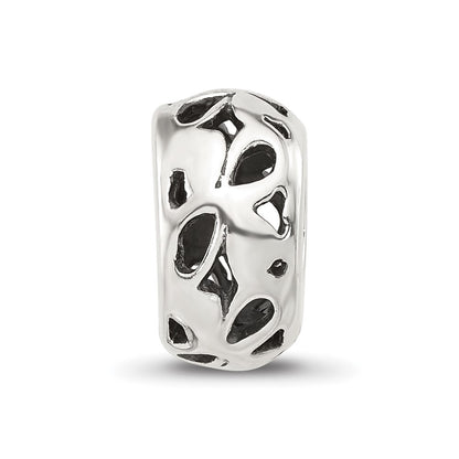 Sterling Silver Reflections Design Spacer  Bead