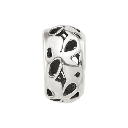 Sterling Silver Reflections Design Spacer  Bead