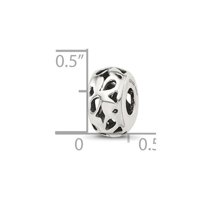 Sterling Silver Reflections Design Spacer  Bead