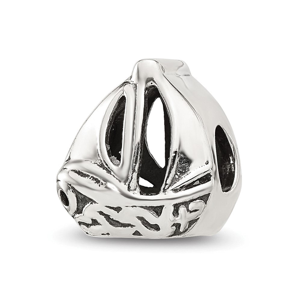 Sterling Silver Reflections Sailboat Bead