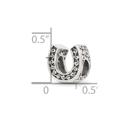 Sterling Silver Reflections Horseshoe Bead