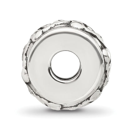 Sterling Silver Reflections Scroll Design Spacer  Bead