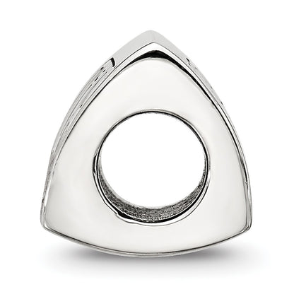 Sterling Silver Polished 2025 Graduation Bead