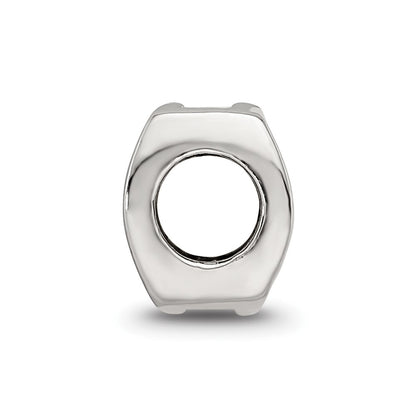 Sterling Silver Reflections Virgo Zodiac Antiqued Bead
