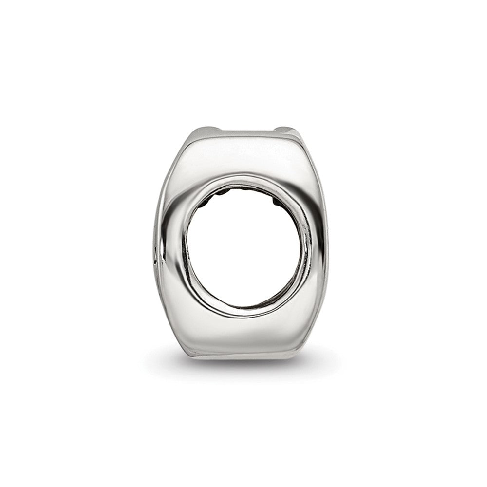 Sterling Silver Reflections Pisces Zodiac Antiqued Bead