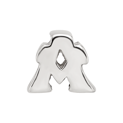 Sterling Silver Reflections Letter A Bead