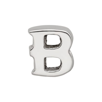 Sterling Silver Reflections Letter B Bead