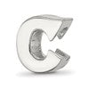 Sterling Silver Reflections Letter C Bead