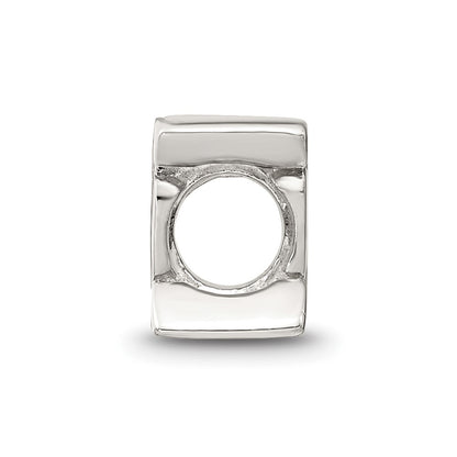 Sterling Silver Reflections Letter E Bead