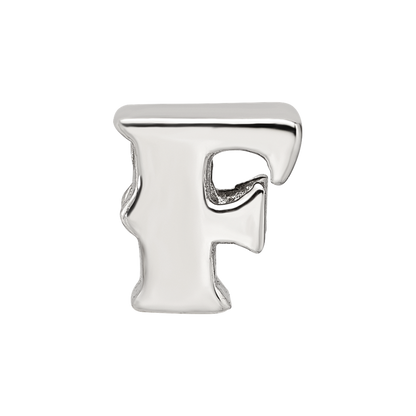 Sterling Silver Reflections Letter F Bead
