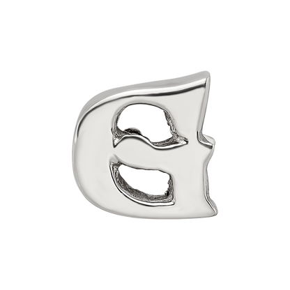 Sterling Silver Reflections Letter G Bead