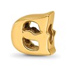 Sterling Silver Gold-plated Reflections Letter G Bead