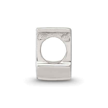 Sterling Silver Reflections Letter J Bead