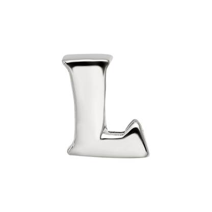 Sterling Silver Reflections Letter L Bead